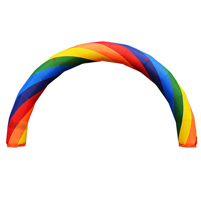 Vijfzijdige gigantische opblaasbare regenboogboog ODM Digitaal drukwerk