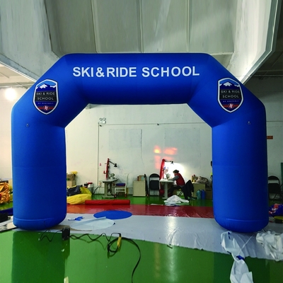 Sport opblaasbare afwerking Arch Outdoor Reclame opblaasbare deur Arch