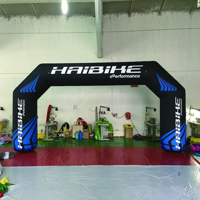 Sport opblaasbare afwerking Arch Outdoor Reclame opblaasbare deur Arch
