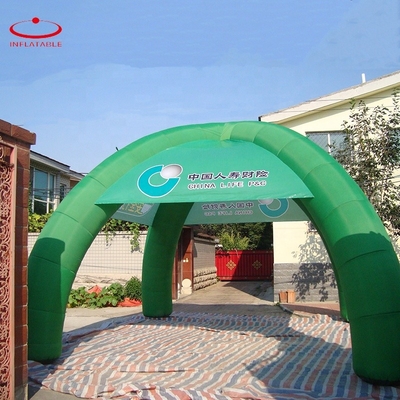 Luchtverzegelde opblaasbare tent Huis Gazebo Canopy Outdoor Reclame