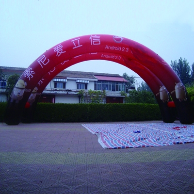 Waterdichte evenementen opblaasbare reclameboog Oxford stof Grootte 5m