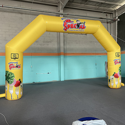 Sportrace Custom opblaasbare finishlijn voor wedstrijd amusement