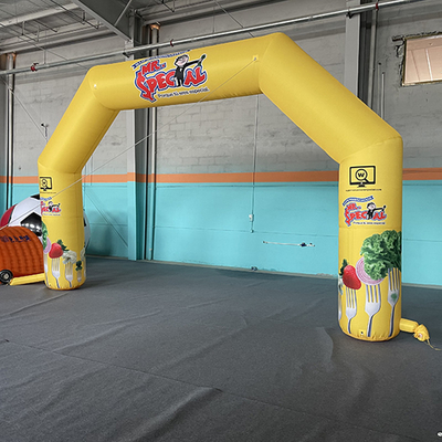 Sportrace Custom opblaasbare finishlijn voor wedstrijd amusement