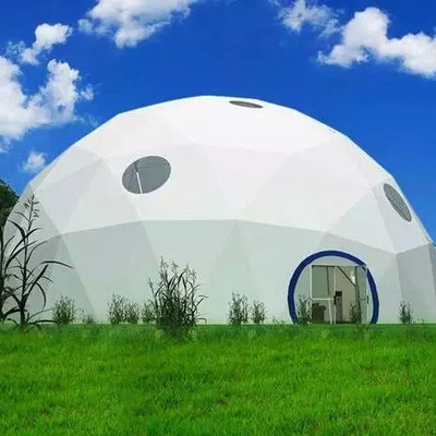 warm verkoop PVC stof doorzichtig trouwfeest kamperen geodetische koepel tent huis