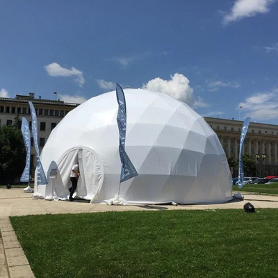 luxe witte buiten waterdichte camping hotel safari koepel tent voor resort