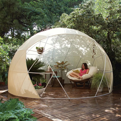 De PVC doek transparante weerbestendige dekking Tuin Igloo Kas 360 Dome tent