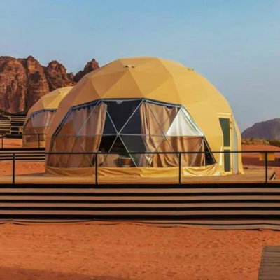 Nieuw ontwerp luxe buiten camping PVC woonkamer glamping koepel resort tent hotel
