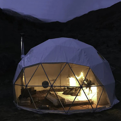 Huisprijs Vlamvertragend Halve bol Circulaire cirkel Geodetische koepel tent