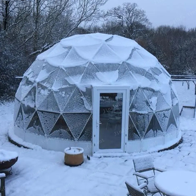 Staalframe Transparent pvc Geodesisch Tuinhuis koepel iglo tent
