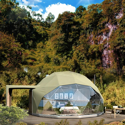 Soccer Diameter Luxury Resort 5M Geodetische Aluminium Igloo Tent
