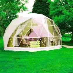 Igloo Glamping Geodetische koepel tent Winter PVC stof 2-10 Mensen wonen