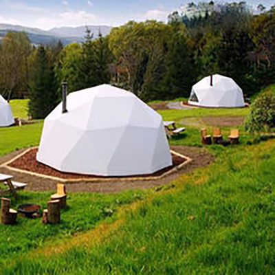 Grote luxe heldere opblaasbare koepel tent feest woestijn camping