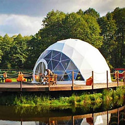 Grote luxe heldere opblaasbare koepel tent feest woestijn camping