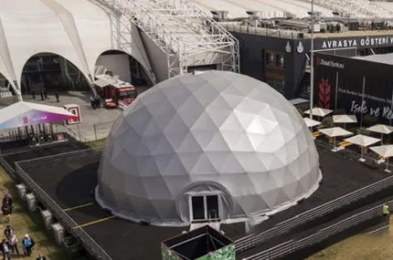 Zware opblaasbare koepeltent 500 personen waterdichte kampeertent