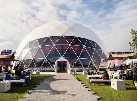 Zware opblaasbare koepeltent 500 personen waterdichte kampeertent