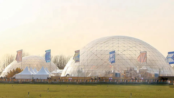 Zware opblaasbare koepeltent 500 personen waterdichte kampeertent