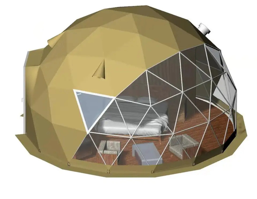 Winter Buitenopblaasbare koepeltent Grote geodetische gigantische iglo tent