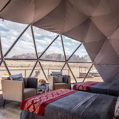 Hotelversiering Opblaasbaar Geodetisch Dome Tent Luxe Waterdicht