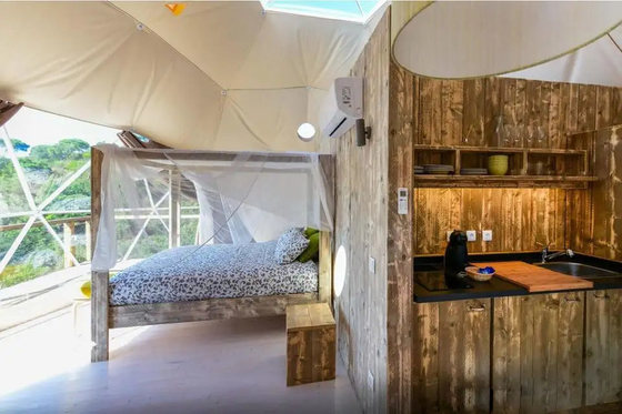 Hotelversiering Opblaasbaar Geodetisch Dome Tent Luxe Waterdicht