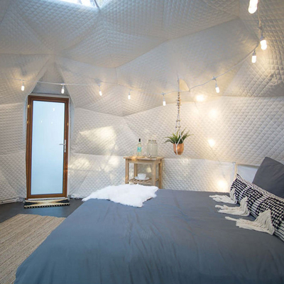 Prefab opblaasbare koepel tent Hotel decoratie Transparante geodesische