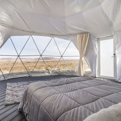 Prefab opblaasbare koepel tent Hotel decoratie Transparante geodesische
