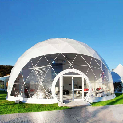 Grootte 10m opblaasbare koepeltent opblaasbare igloo tent glamping luxe ontwerp