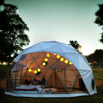 Grootte 10m opblaasbare koepeltent opblaasbare igloo tent glamping luxe ontwerp