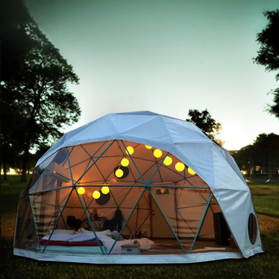 Luxe opblaasbare koepeltent decoratie transparante warme glazen koepeltent