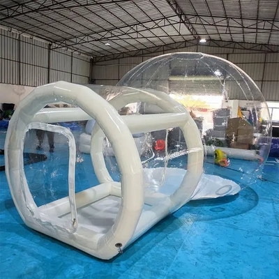 Fun House Reus Duidelijke opblaasbare bubbel tent Crystal Igloo Dome Transparent