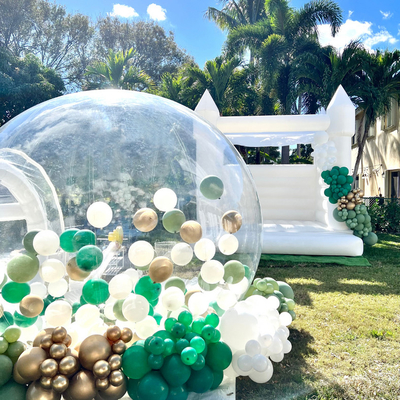 Dome tent luxe opblaasbare bubbelhuis lodge feestverhuur ODM