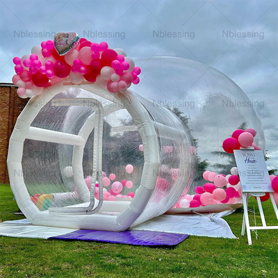 Transparante ballonnen opblaasbaar bubbelhuis voor feest plezier huis schoon