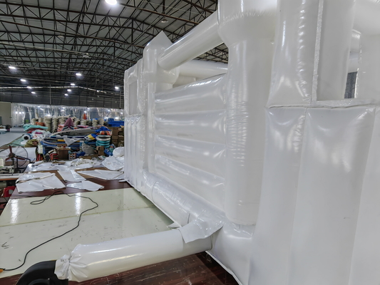Aanpassen maat Logo commercieel springhuis PVC waterdicht Bouncer Jumper
