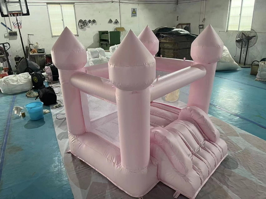 Oxford Stof Opblaasbaar Bubbelhuis Wit Opblaasbaar Bouncy Castle