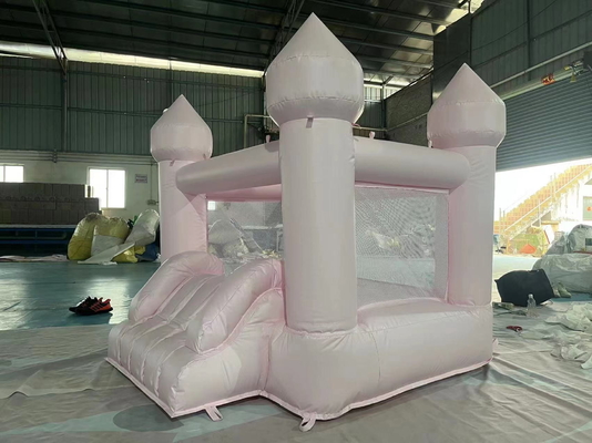 Oxford Stof Opblaasbaar Bubbelhuis Wit Opblaasbaar Bouncy Castle