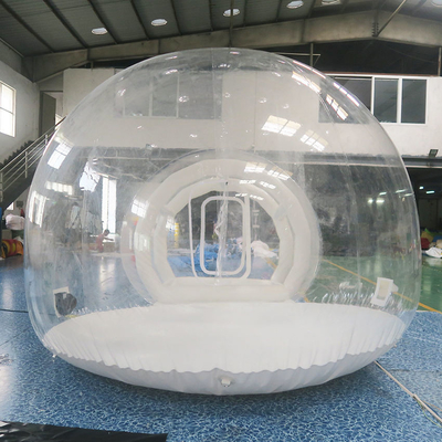 Opblaasbaar doorzichtig bubbelhuis tent 5m Aanpassen van het logo Grootte