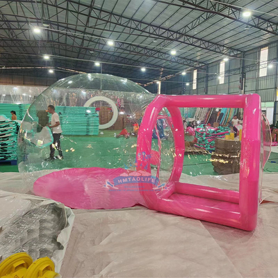Duidelijk opblaasbaar ballonhuis voor feestkinderen