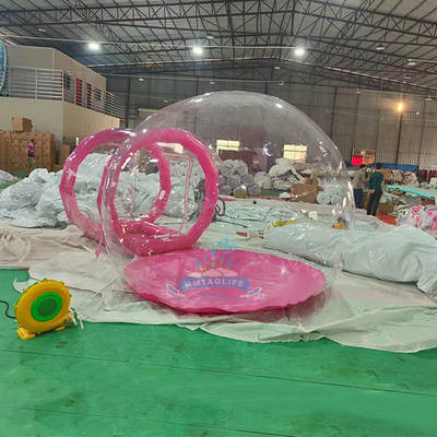 Duidelijk opblaasbaar ballonhuis voor feestkinderen