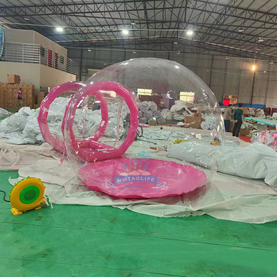 Duidelijk opblaasbaar ballonhuis voor feestkinderen