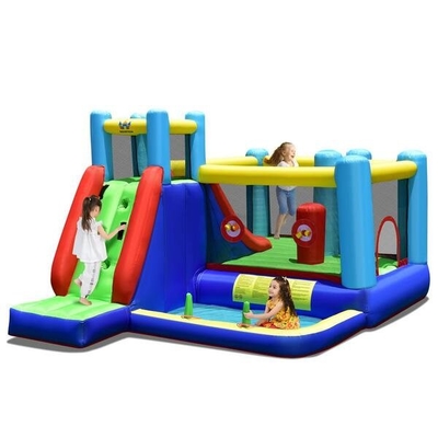 Custom Jumping Bounce House opblaasbaar Witte Bouncy Castle voor kinderen