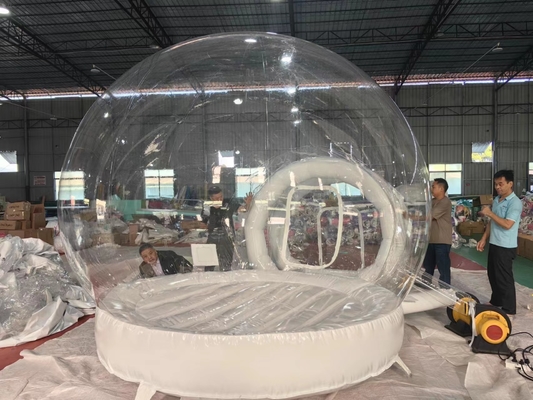 5m opblaasbaar bubbelhuis ballon luxe buitentent met blazer