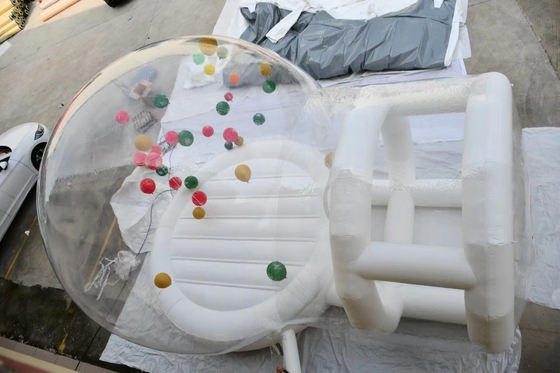 5m opblaasbaar bubbelhuis ballon luxe buitentent met blazer