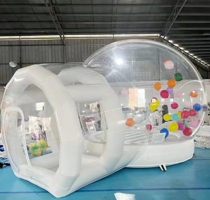 5m opblaasbaar bubbelhuis ballon luxe buitentent met blazer