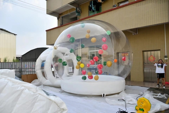 5m opblaasbaar bubbelhuis ballon luxe buitentent met blazer
