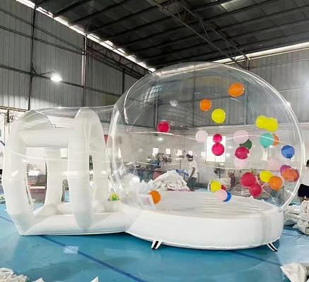 5m opblaasbaar bubbelhuis ballon luxe buitentent met blazer