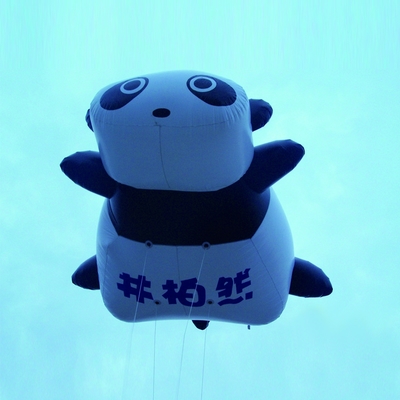 Grote opblaasbare panda ballon reclame opblaasbare panda in verschillende vormen op de verkoop