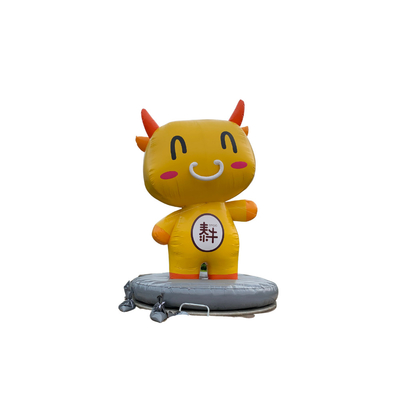 Opblaasbare 3D cartoon opblaasbare pop maatwerk PVC logo
