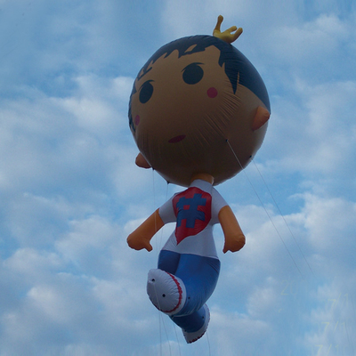 Op maat gemaakte Helium herbruikbare opblaasbare PVC-promotieballonnen Reclame opblaasbare pop