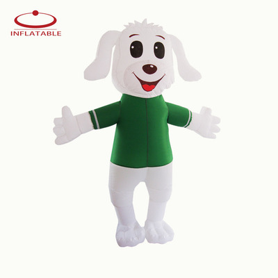 Advertentie cartoon opblaasbare personages aangepast dier cartoon lopen opblaasbare hond bijen vee pop aangepast
