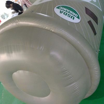 aangepast Giant voor reclame opblaasbare koffiekop voor promotie evenement mascotte personages
