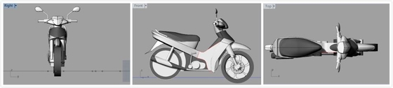 Grote opblaasbare off-road motorfiets op maat voor buitenopblaasbare reclame